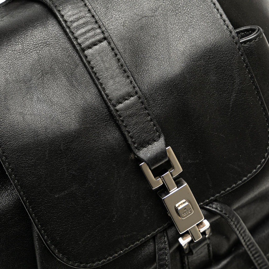 Gucci Leather Jackie Backpack (SHG-VVWUKO)