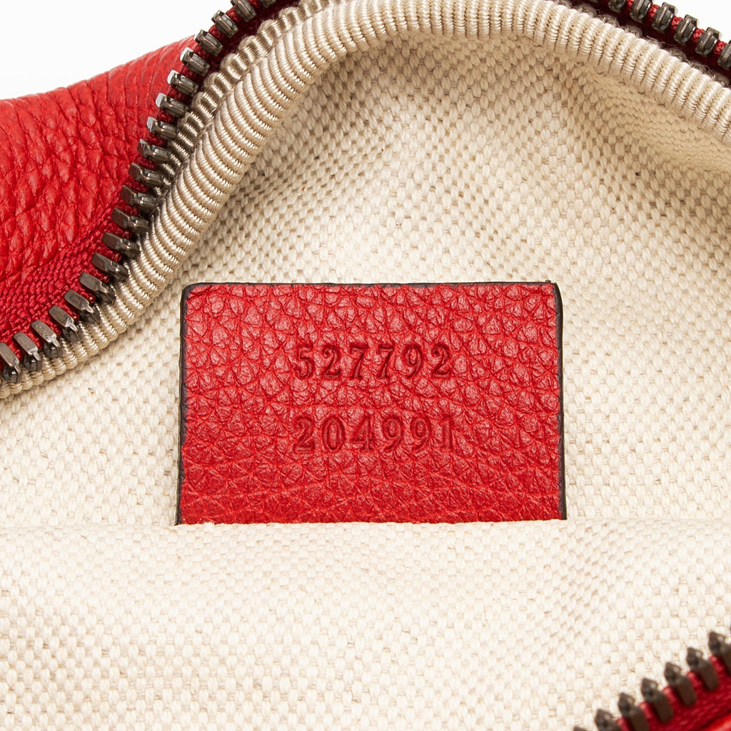 Gucci Leather Logo Belt Bag (SHF-8i0BNu)