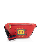 Gucci Leather Logo Belt Bag (SHF-8i0BNu)