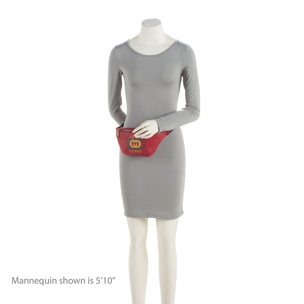 Gucci Leather Logo Belt Bag (SHF-8i0BNu)