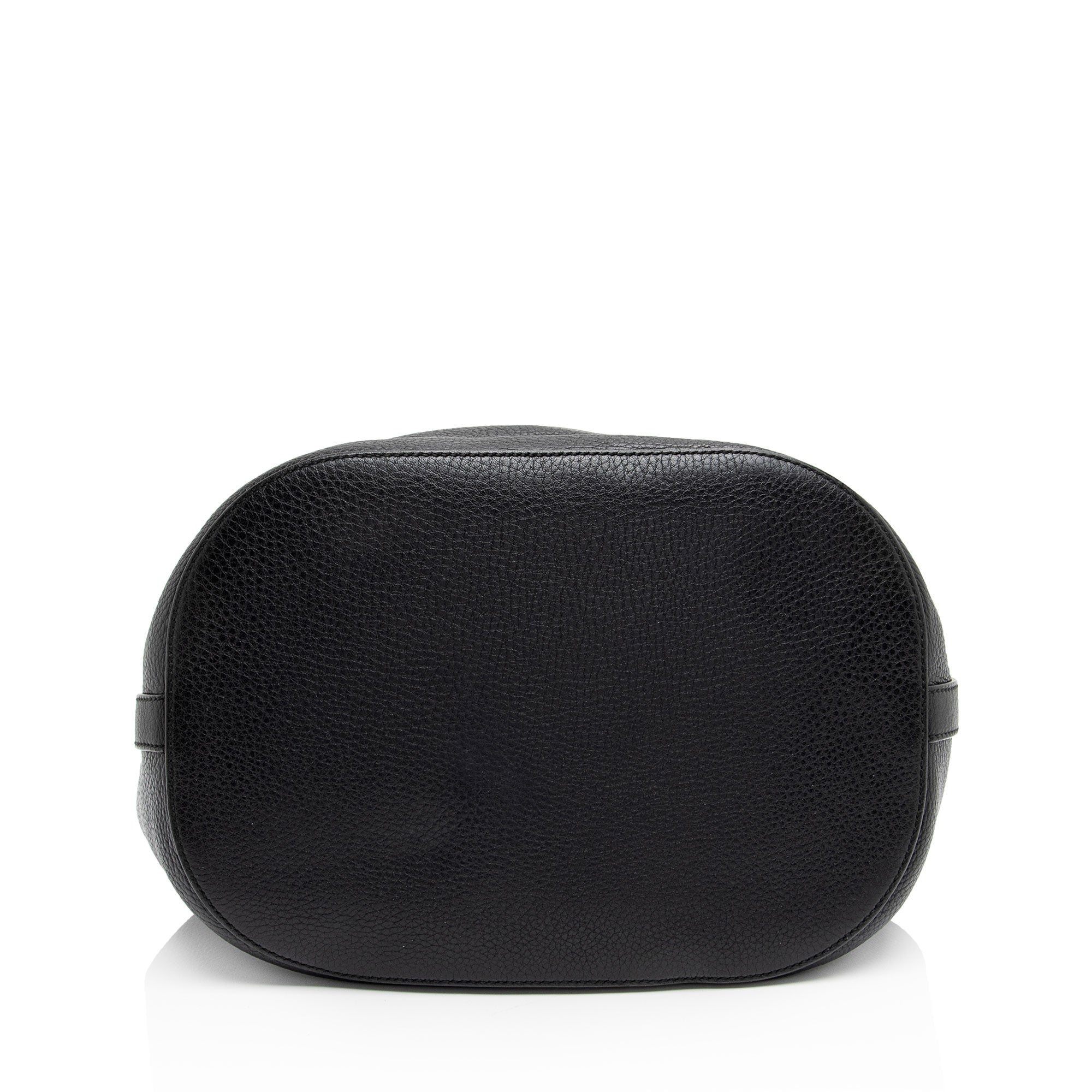 Gucci Leather Miss Bamboo Bucket Bag (SHF-dfu7GZ)