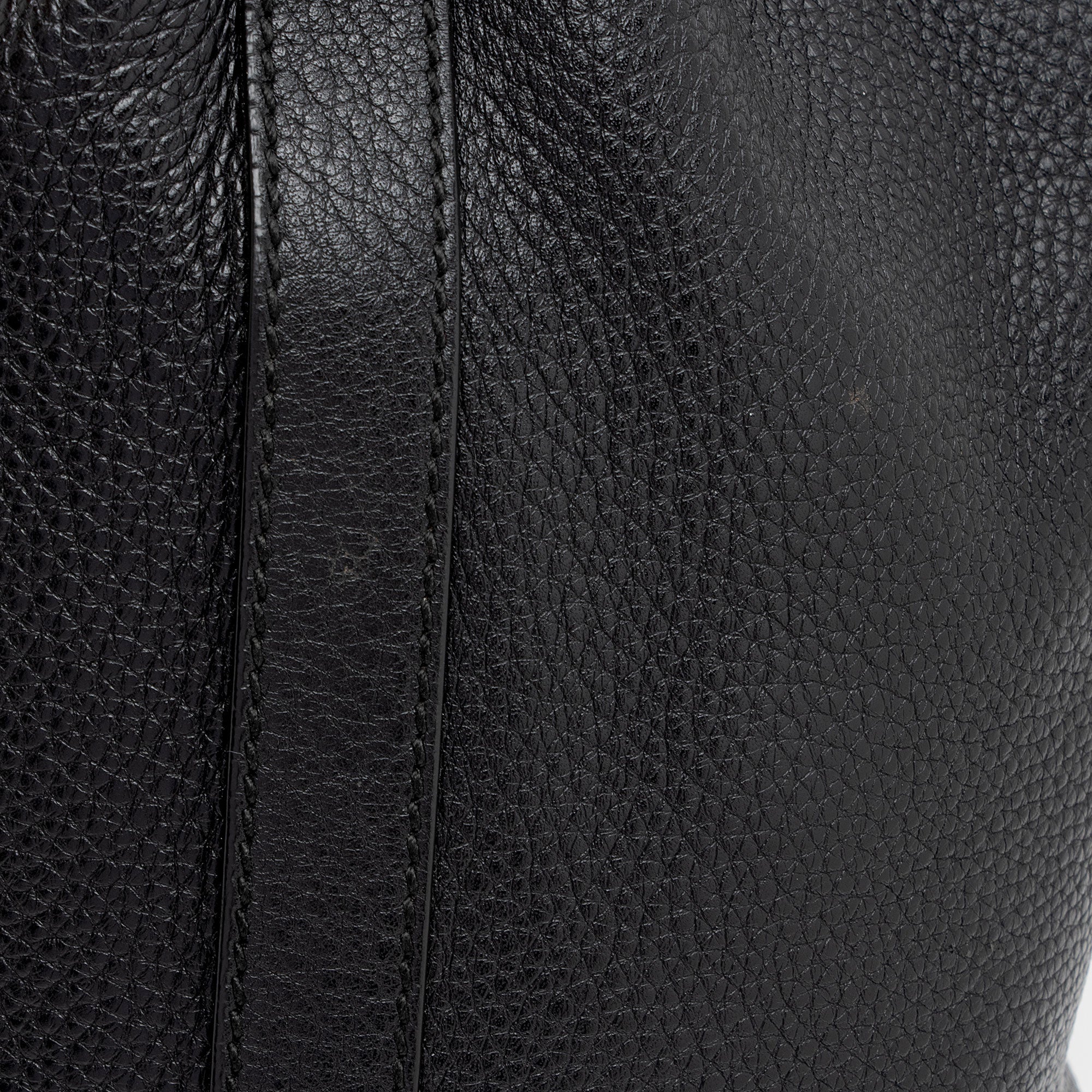 Gucci Leather Miss Bamboo Bucket Bag (SHF-dfu7GZ)