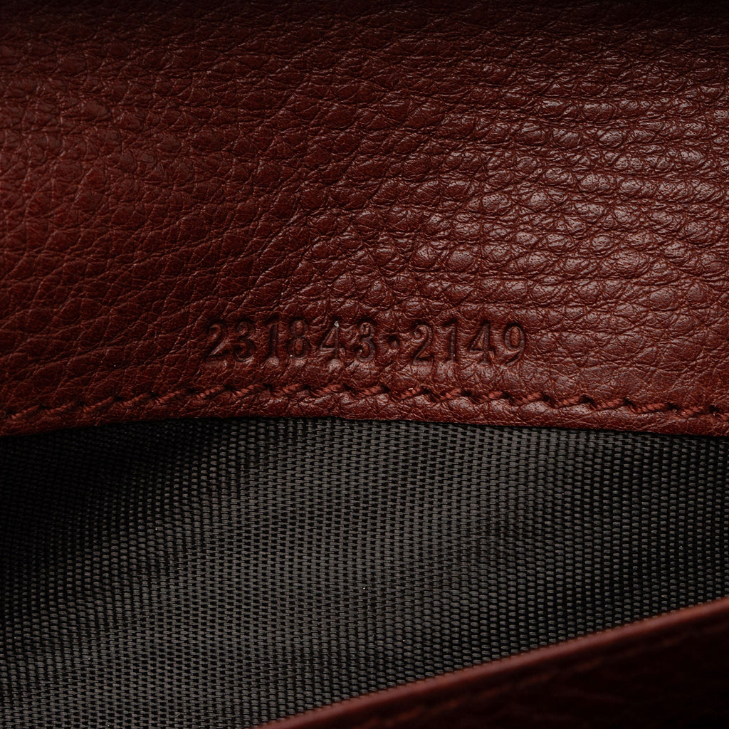 Gucci Leather Studded Soho Continental Wallet (SHF-6ezDwc)