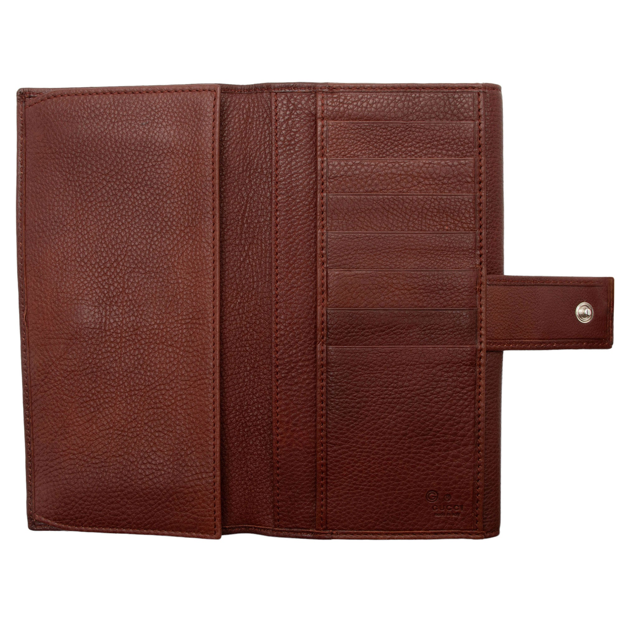 Gucci Leather Studded Soho Continental Wallet (SHF-6ezDwc)