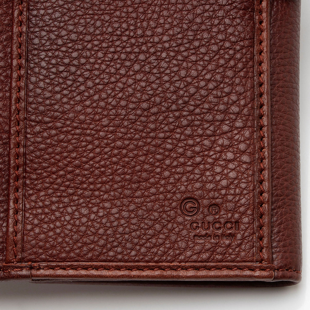 Gucci Leather Studded Soho Continental Wallet (SHF-6ezDwc)