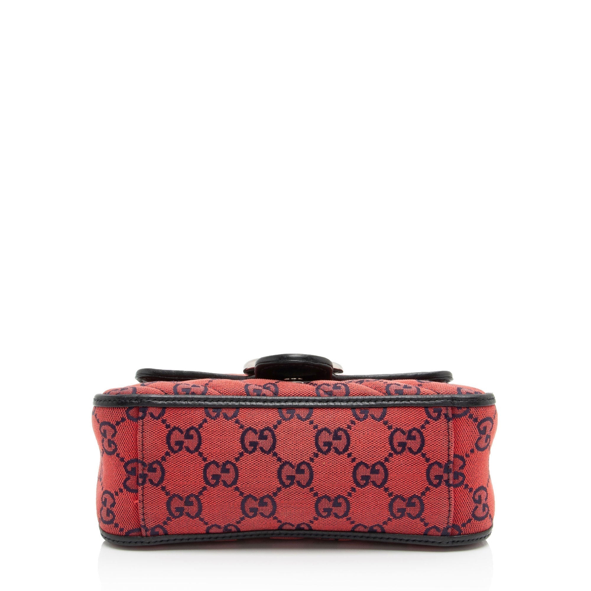Gucci GG Canvas GG Marmont Mini Top Handle (SHF-RO5Dgn)