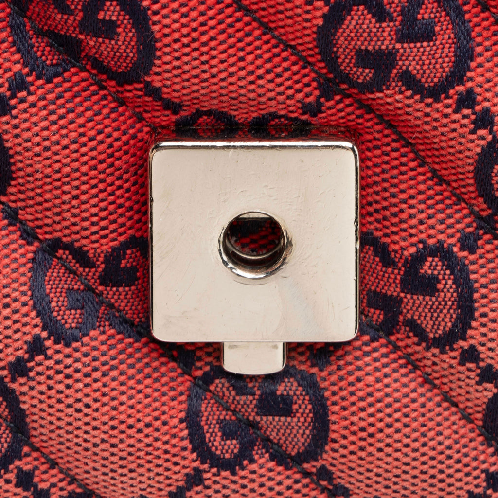 Gucci GG Canvas GG Marmont Mini Top Handle (SHF-RO5Dgn)