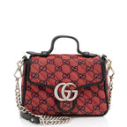 Gucci GG Canvas GG Marmont Mini Top Handle (SHF-RO5Dgn)