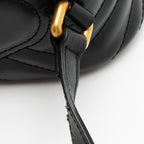Gucci Matelasse Leather GG Marmont Round Mini Backpack (SHF-tbmiZF)