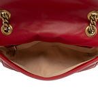 Gucci Matelasse Leather GG Marmont Small Flap Bag (SHF-bWHrUc)