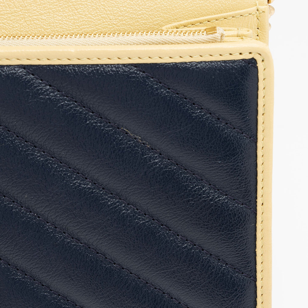 Gucci Matelasse Leather Torchon GG Marmont Mini Chain Bag (SHF-9uADNd)
