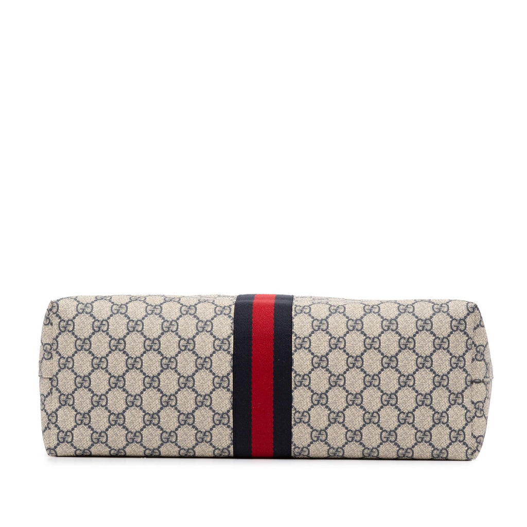 Gucci Medium GG Supreme Ophidia Tote (SHG-j9t1ZS)