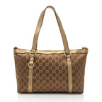 Gucci Metallic GG Canvas Abbey Medium Tote (SHF-fEFerC)