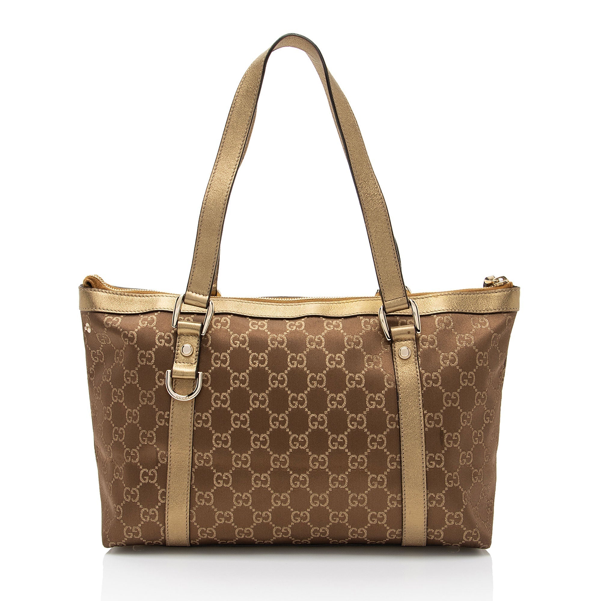 Gucci Metallic GG Canvas Abbey Medium Tote (SHF-fEFerC)