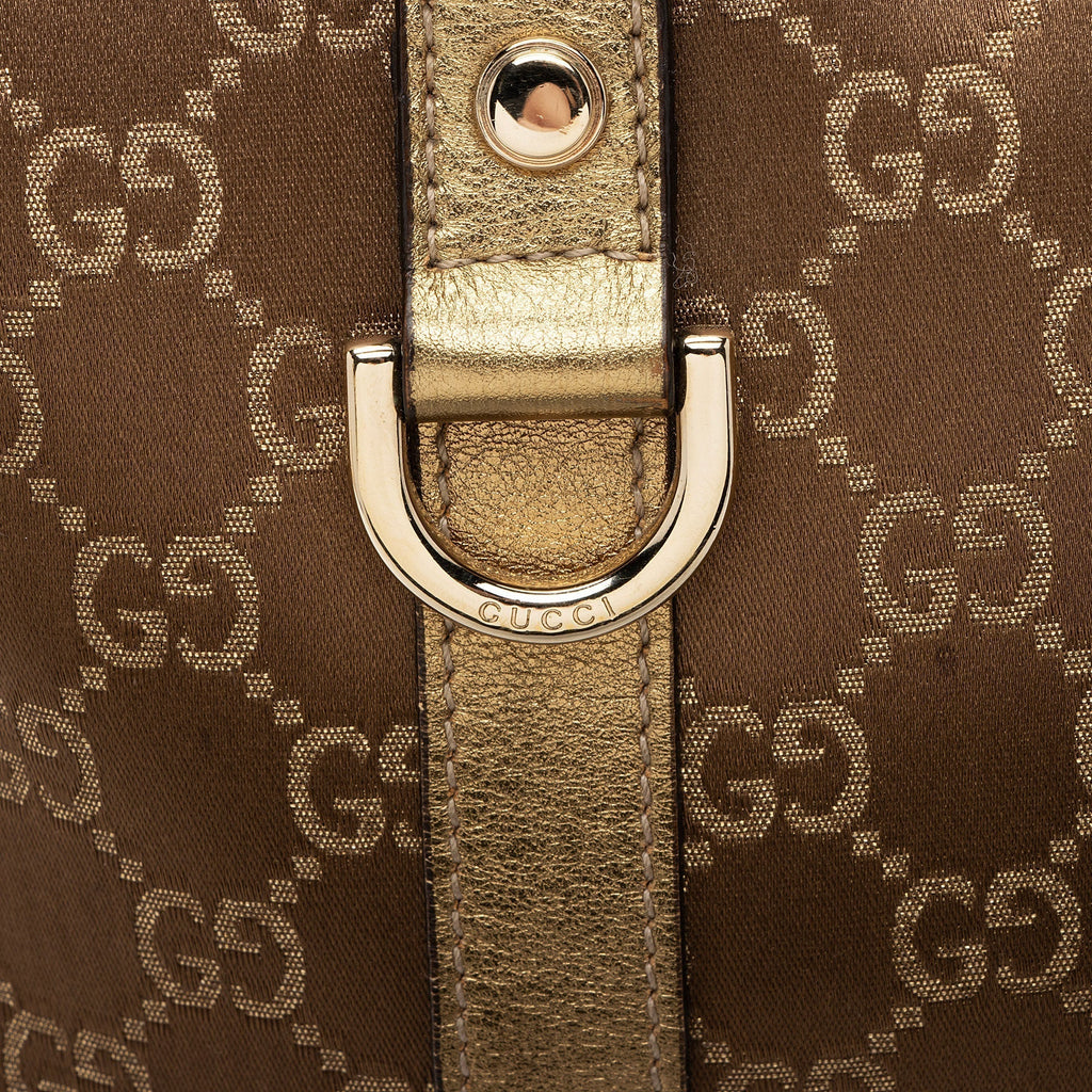 Gucci Metallic GG Canvas Abbey Medium Tote (SHF-fEFerC)
