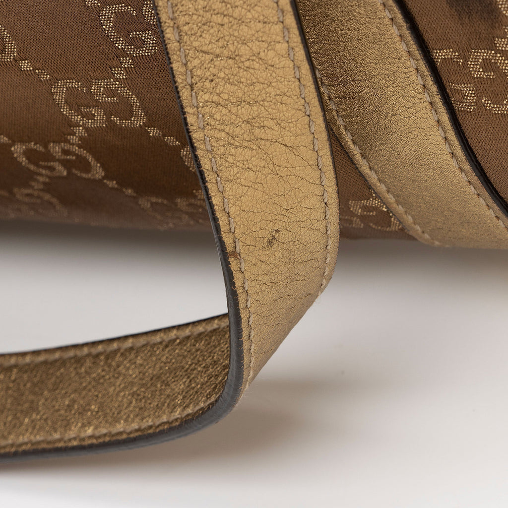 Gucci Metallic GG Canvas Abbey Medium Tote (SHF-fEFerC)
