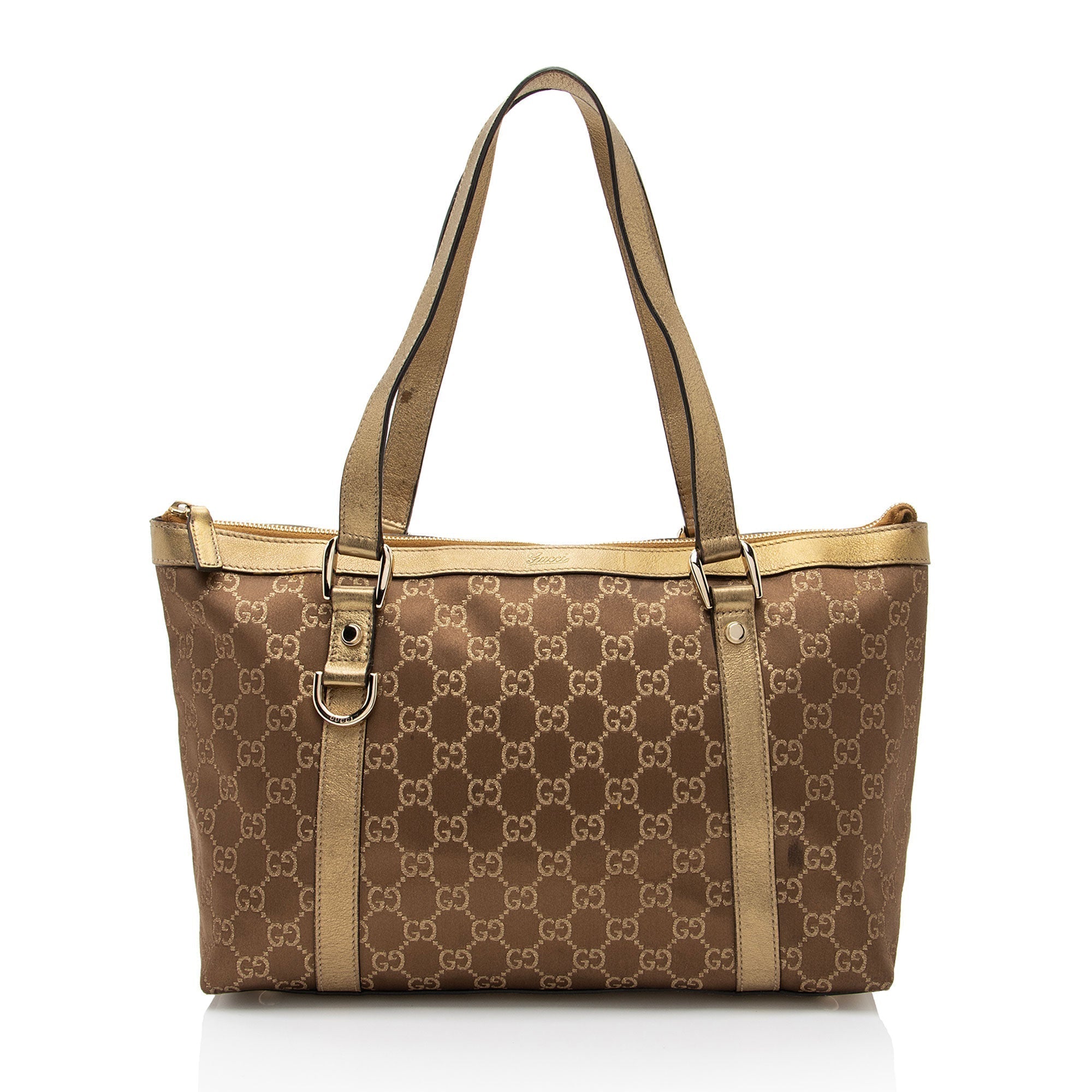 Gucci Metallic GG Canvas Abbey Medium Tote (SHF-fEFerC)