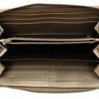 Gucci Metallic GG Imprime Zip Around Wallet (SHF-Q4BvCG)