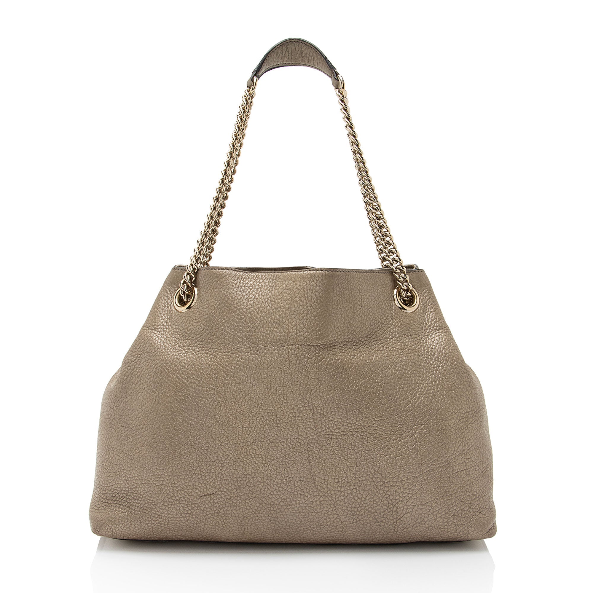 Gucci Metallic Leather Soho Medium Shoulder Bag (SHF-50oytz)