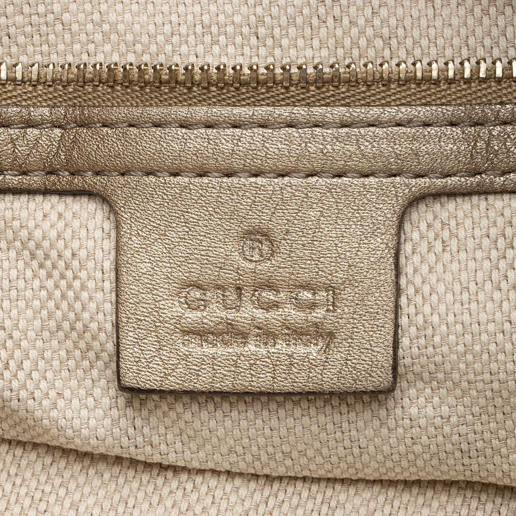 Gucci Metallic Leather Soho Medium Shoulder Bag (SHF-50oytz)