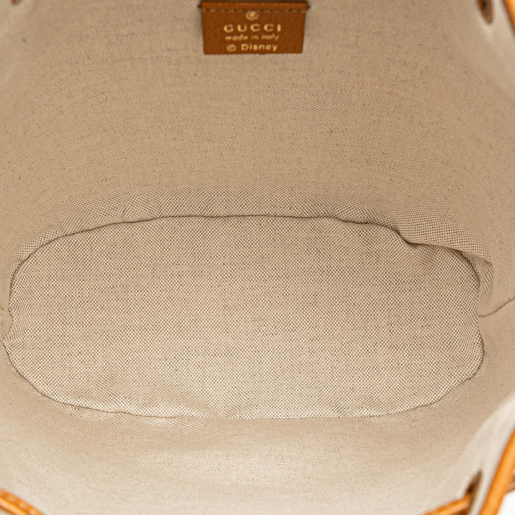 Gucci Micro GG Supreme Mickey Mouse Bucket Bag (SHG-YwzTHp)