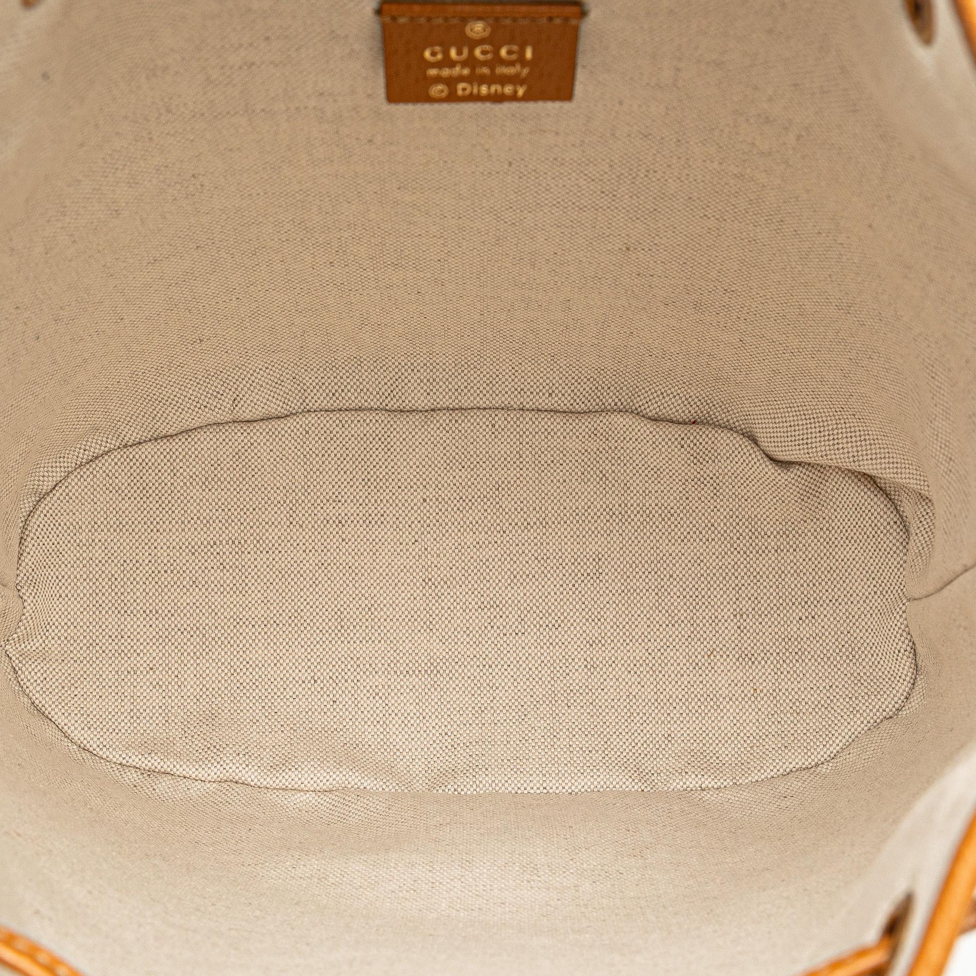Gucci Micro GG Supreme Mickey Mouse Bucket Bag (SHG-YwzTHp)