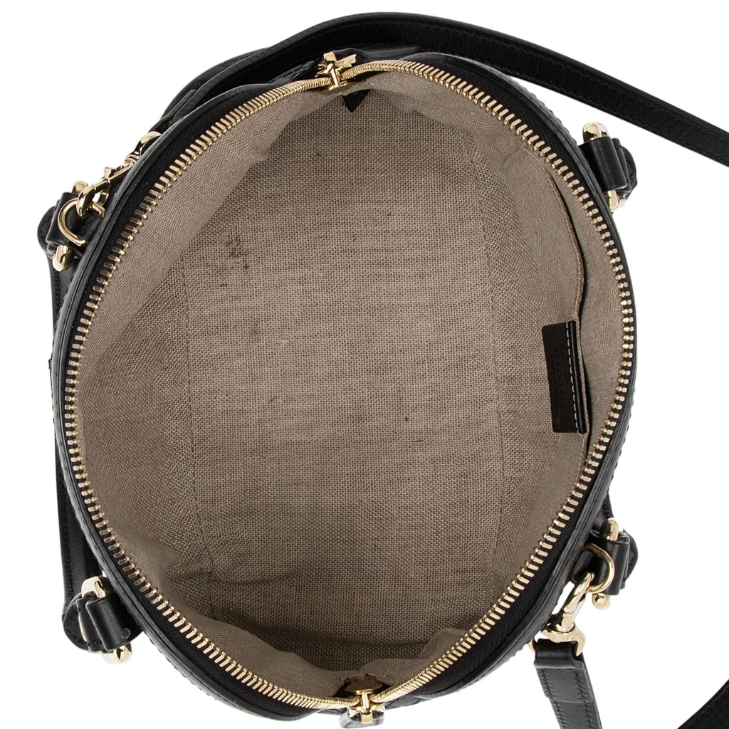 Gucci Microguccissima Leather Dome Small Satchel (SHF-54T71U)