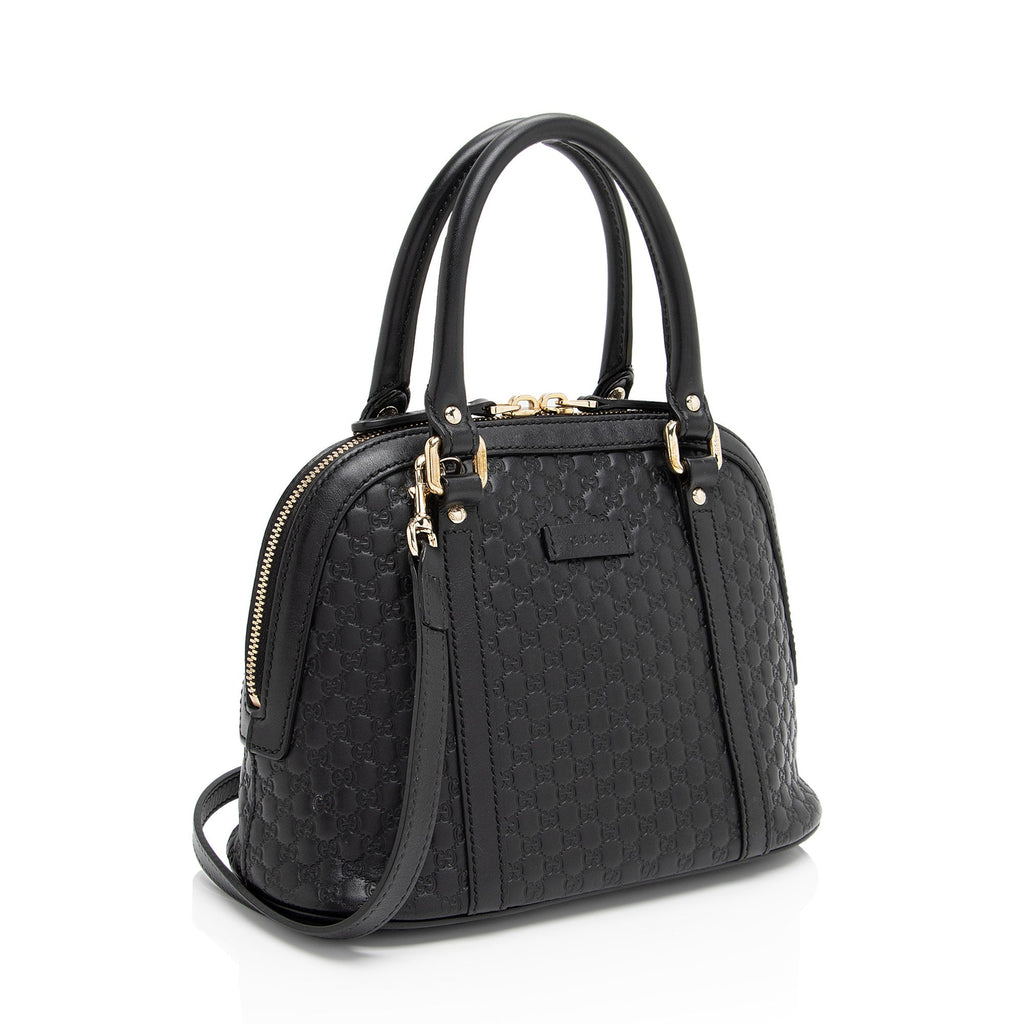 Gucci Microguccissima Leather Dome Small Satchel (SHF-54T71U)