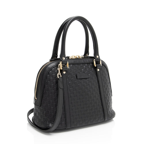 Gucci Microguccissima Leather Dome Small Satchel (SHF-54T71U)