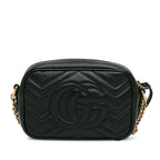 Gucci Mini GG Marmont Matelasse Crossbody Bag (SHG-FuNYR9)