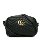 Gucci Mini GG Marmont Matelasse Crossbody Bag (SHG-FuNYR9)