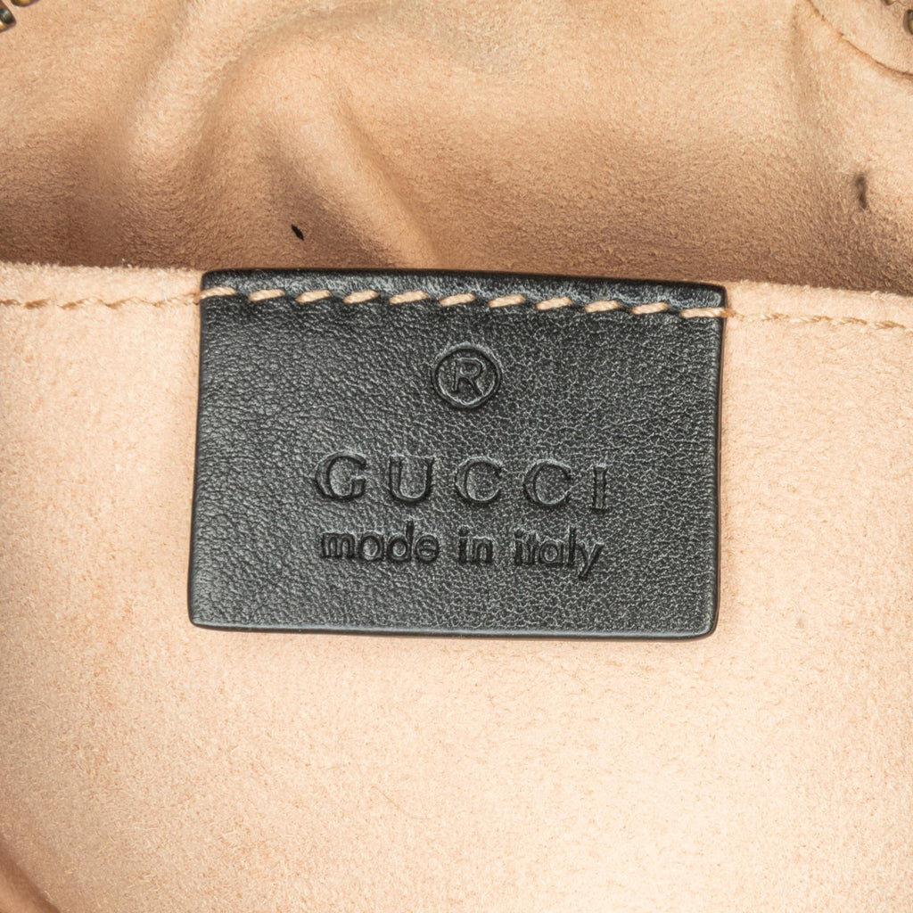 Gucci Mini GG Marmont Matelasse Crossbody Bag (SHG-FuNYR9)