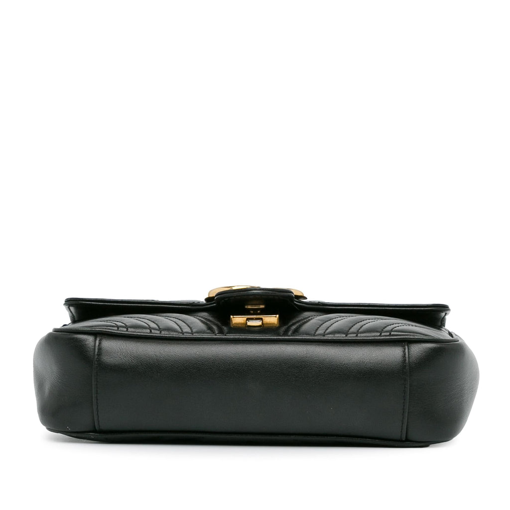 Gucci Mini GG Marmont Matelasse Crossbody (SHG-QNpQD1)