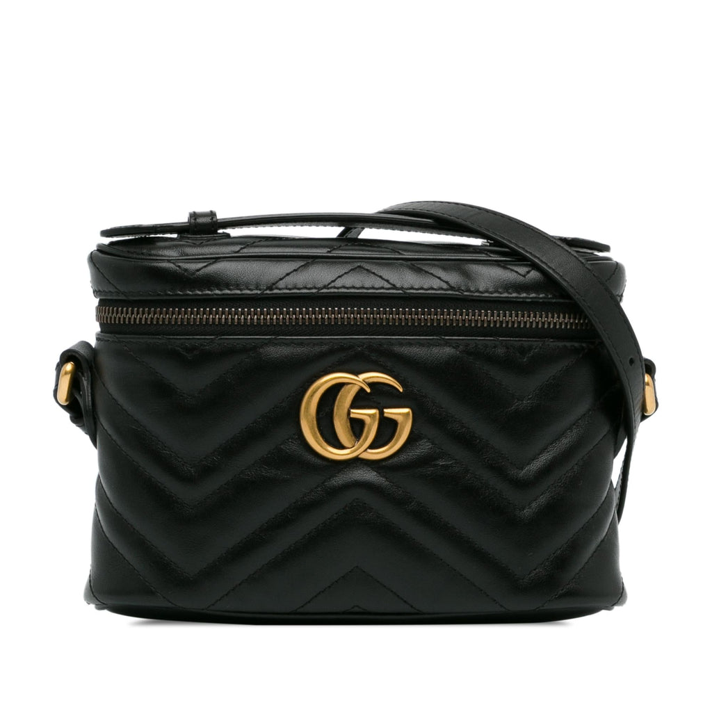 Gucci Mini GG Marmont Satchel (SHG-EaRuAN)