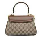 Gucci Mini GG Supreme Horsebit 1955 Satchel (SHG-SrwnA0)