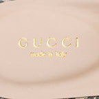 Gucci Python Embossed Leather Interlocking G Cut Out Slide Sandals - Size 7.5 / 37.5 (SHF-iUTWC2)