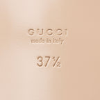 Gucci Python Embossed Leather Interlocking G Cut Out Slide Sandals - Size 7.5 / 37.5 (SHF-iUTWC2)