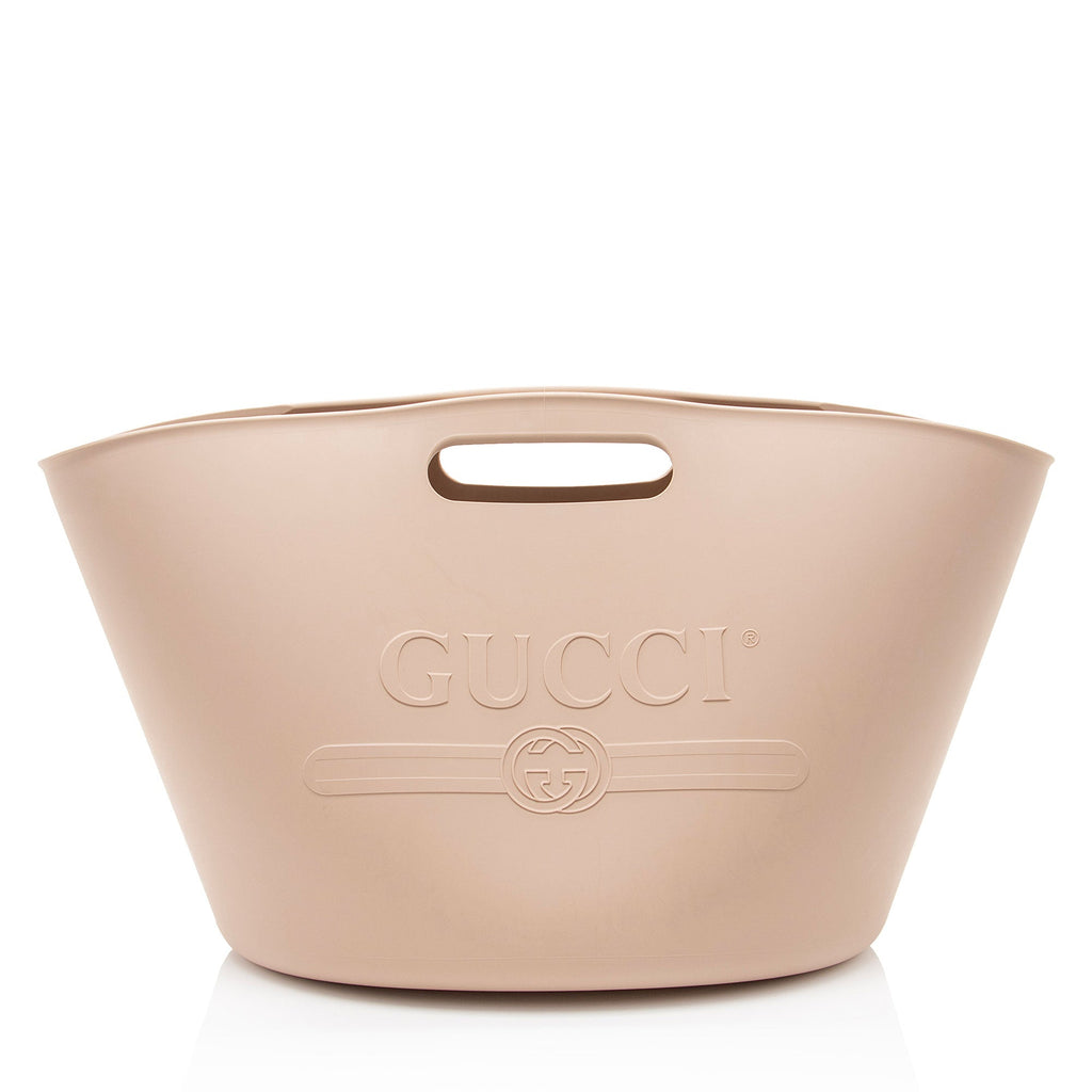 Gucci Rubber Logo Oversized Tote (SHF-DAd4B8)