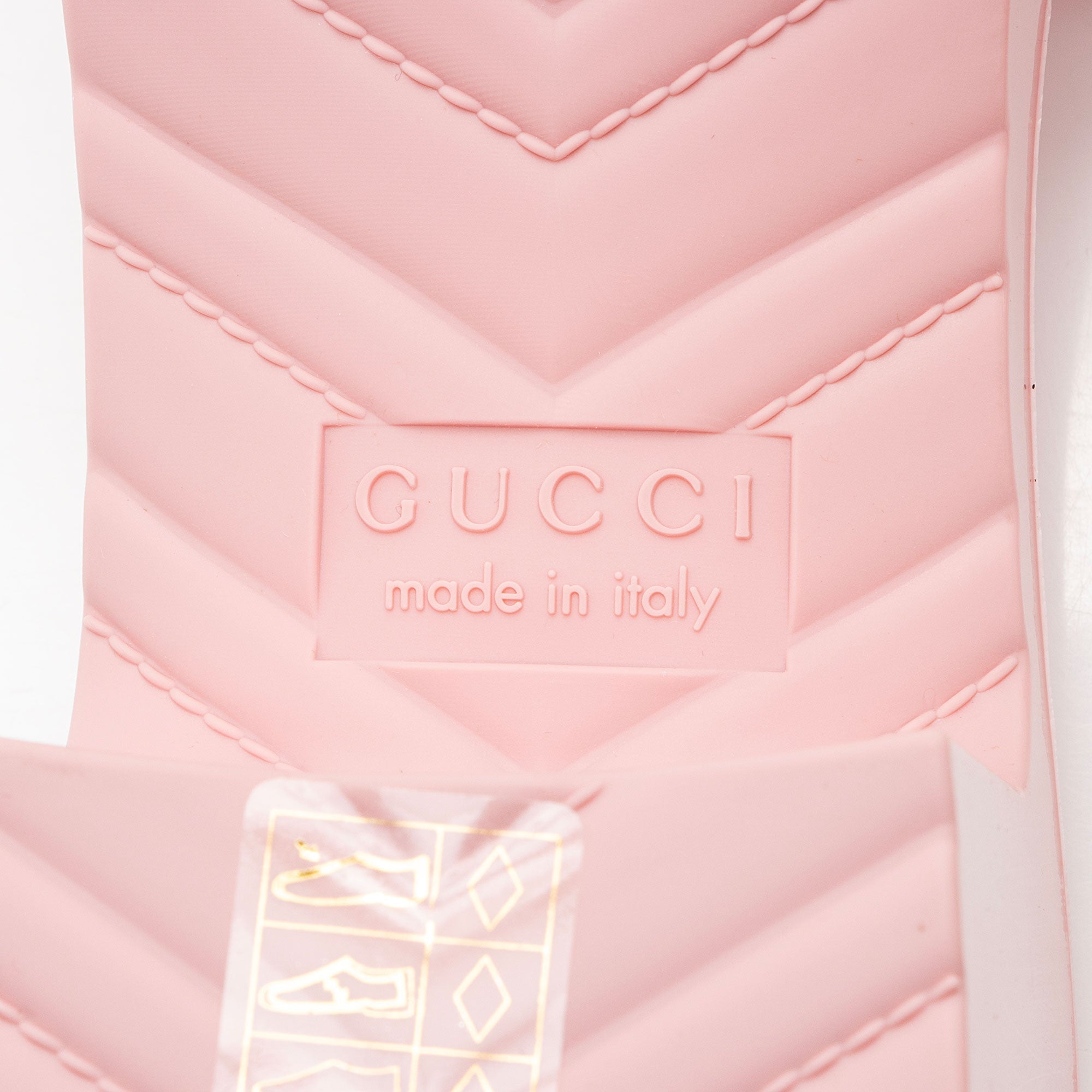 Gucci Rubber Slide Sandals - Size 8 / 38 (SHF-QTr76P)