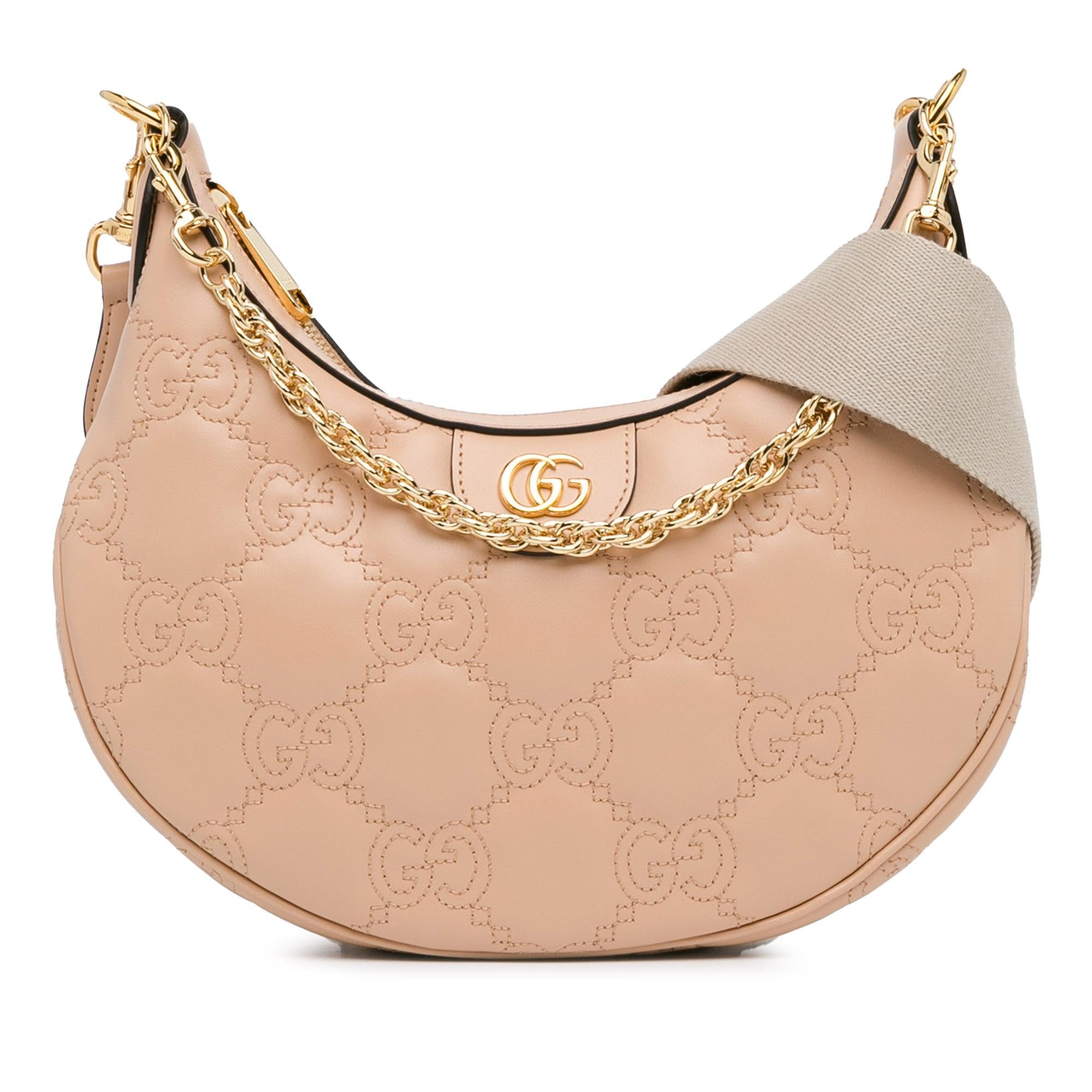 Gucci Small GG Matelasse Chain Satchel (SHG-vQqZPV)