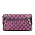 Gucci Small GG Multicolor Canvas Marmont Crossbody Bag (SHG-T1ZD4V)