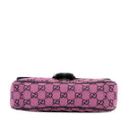 Gucci Small GG Multicolor Canvas Marmont Crossbody Bag (SHG-T1ZD4V)