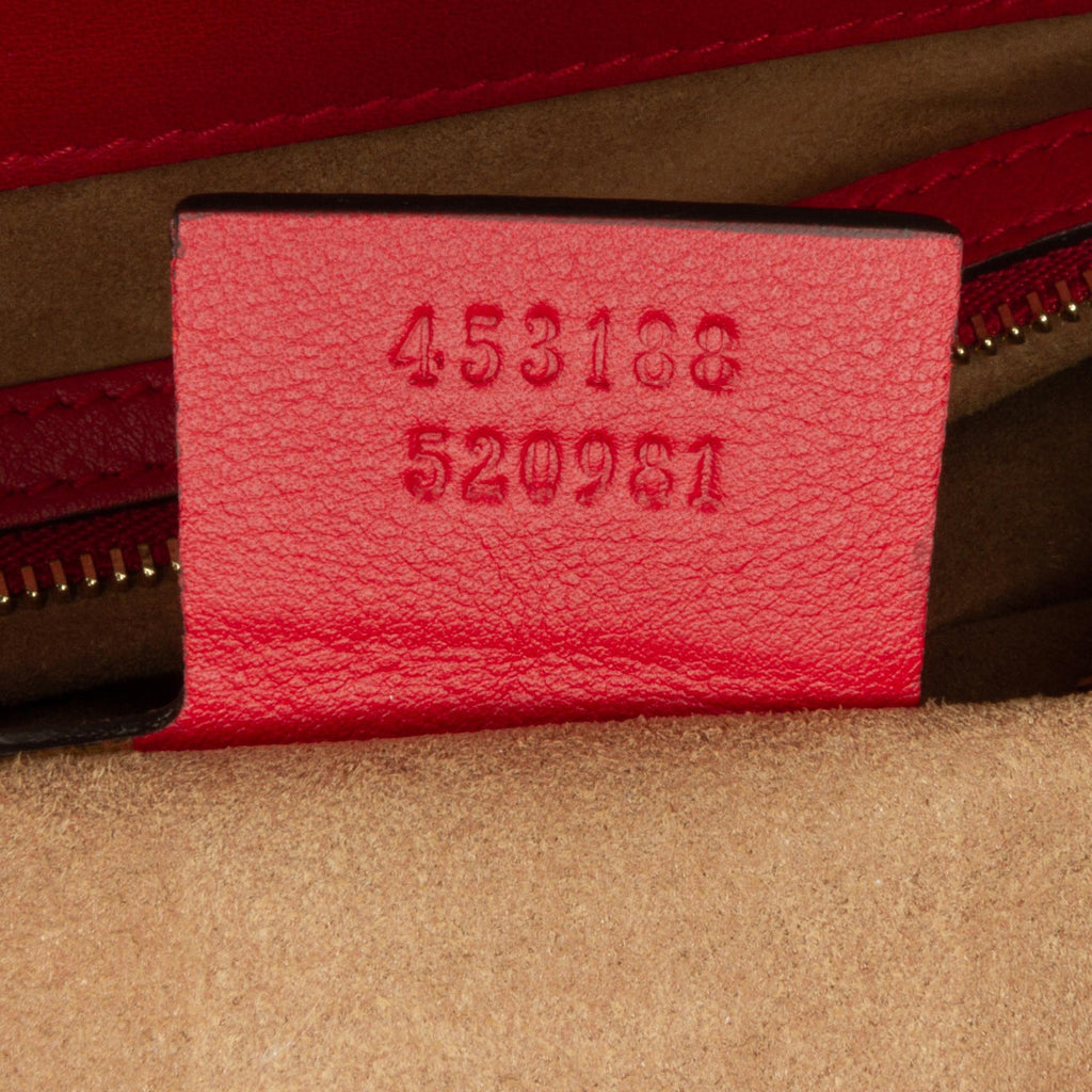 Gucci Small GG Supreme Padlock Satchel (SHG-2Z0zjB)
