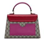 Gucci Small GG Supreme Padlock Satchel (SHG-2Z0zjB)