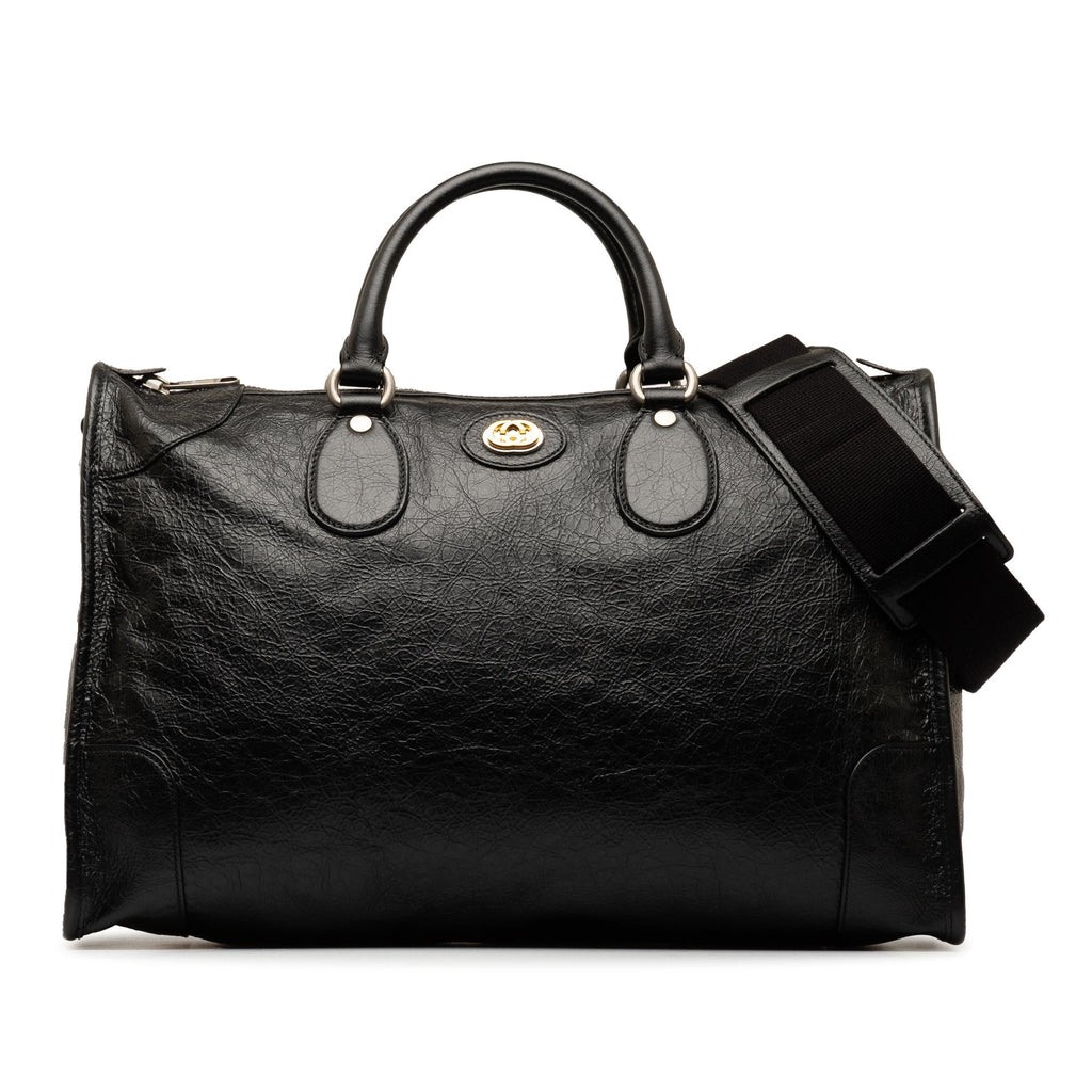Gucci Soft Leather Morpheus Duffle Bag (SHG-nPa0C4)