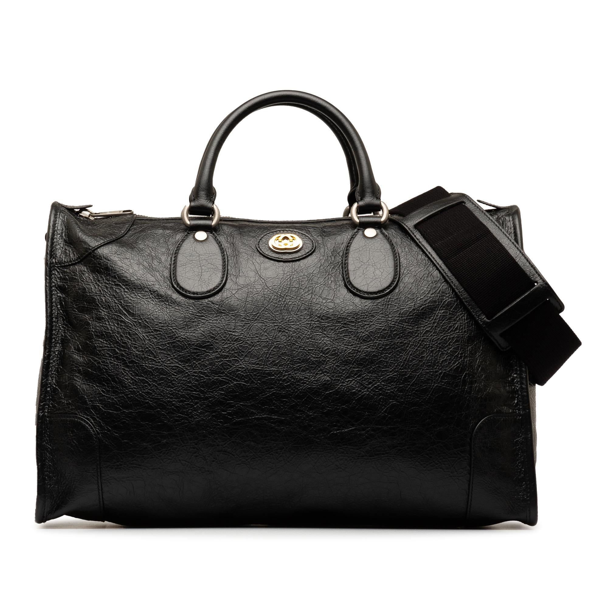 Gucci Soft Leather Morpheus Duffle Bag (SHG-nPa0C4)