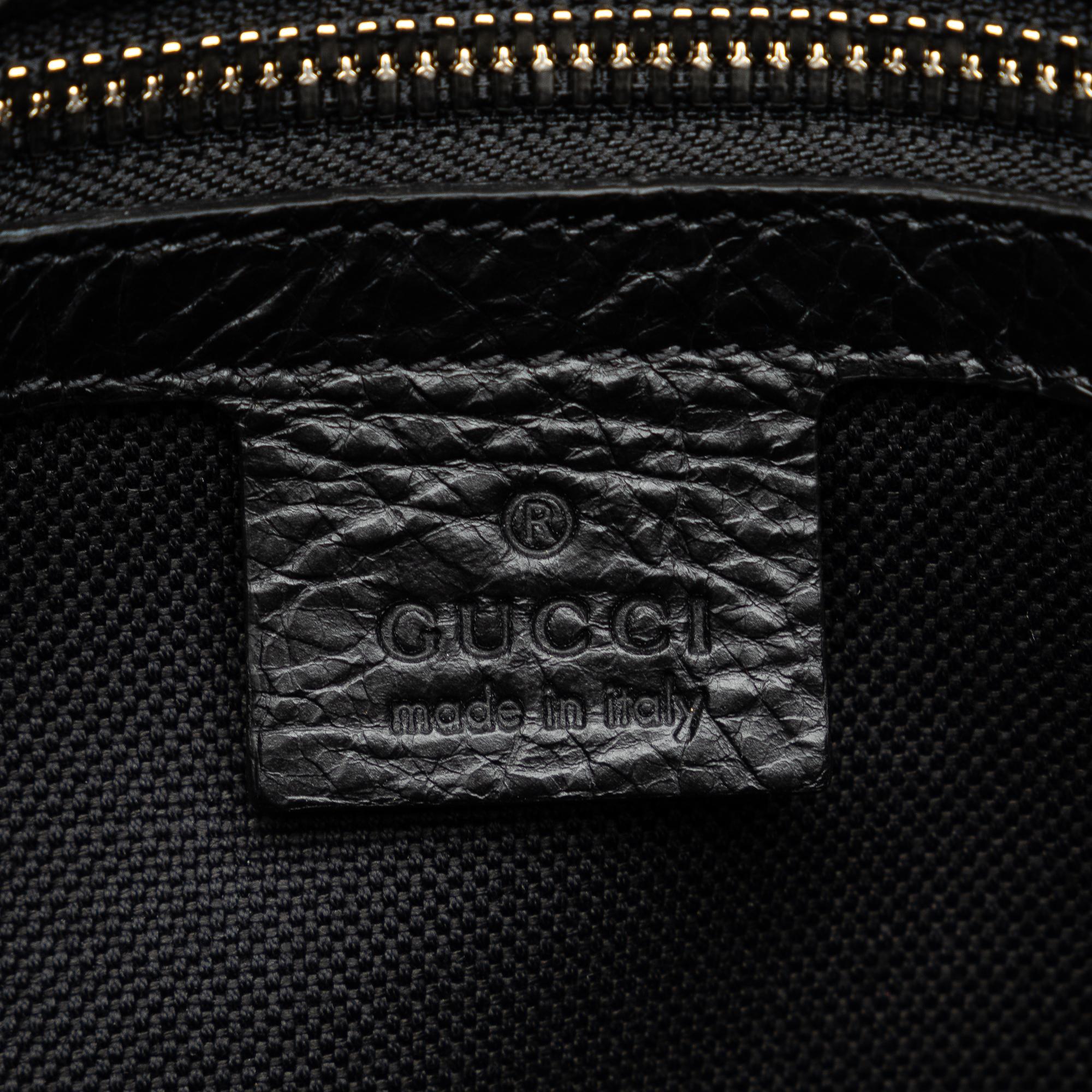 Gucci Soft Leather Morpheus Duffle Bag (SHG-nPa0C4)