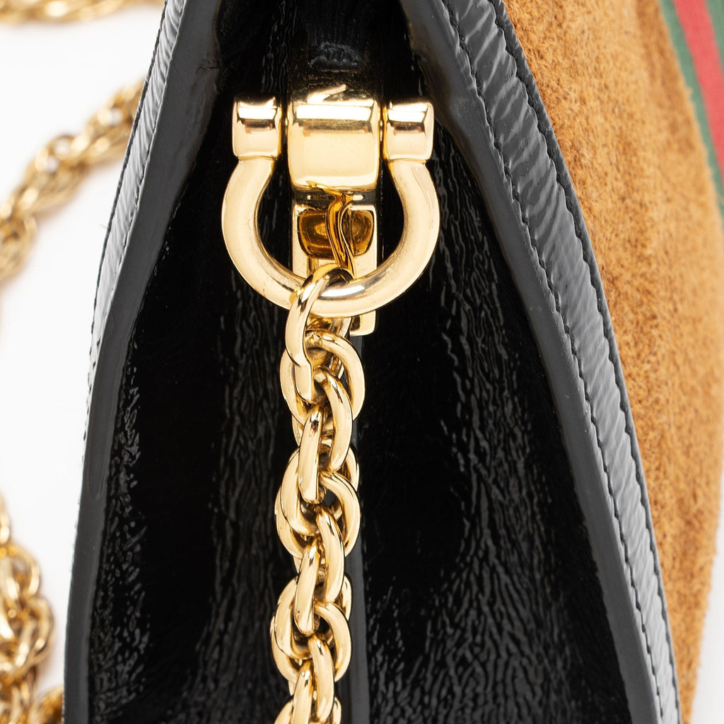 Gucci Suede Ophidia Small Shoulder Bag (SHF-1rb87i)