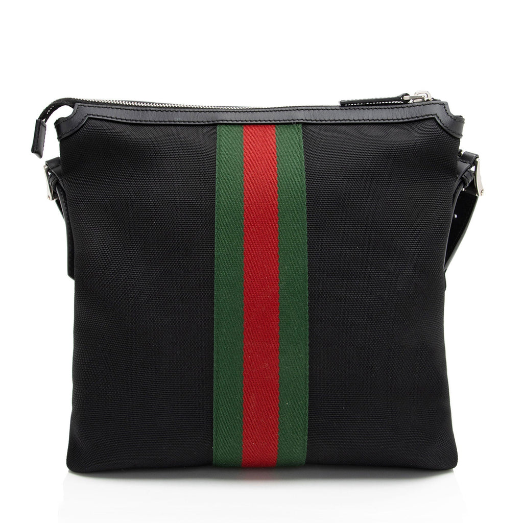 Gucci Techno Canvas Web Messenger (SHF-TvzLG9)