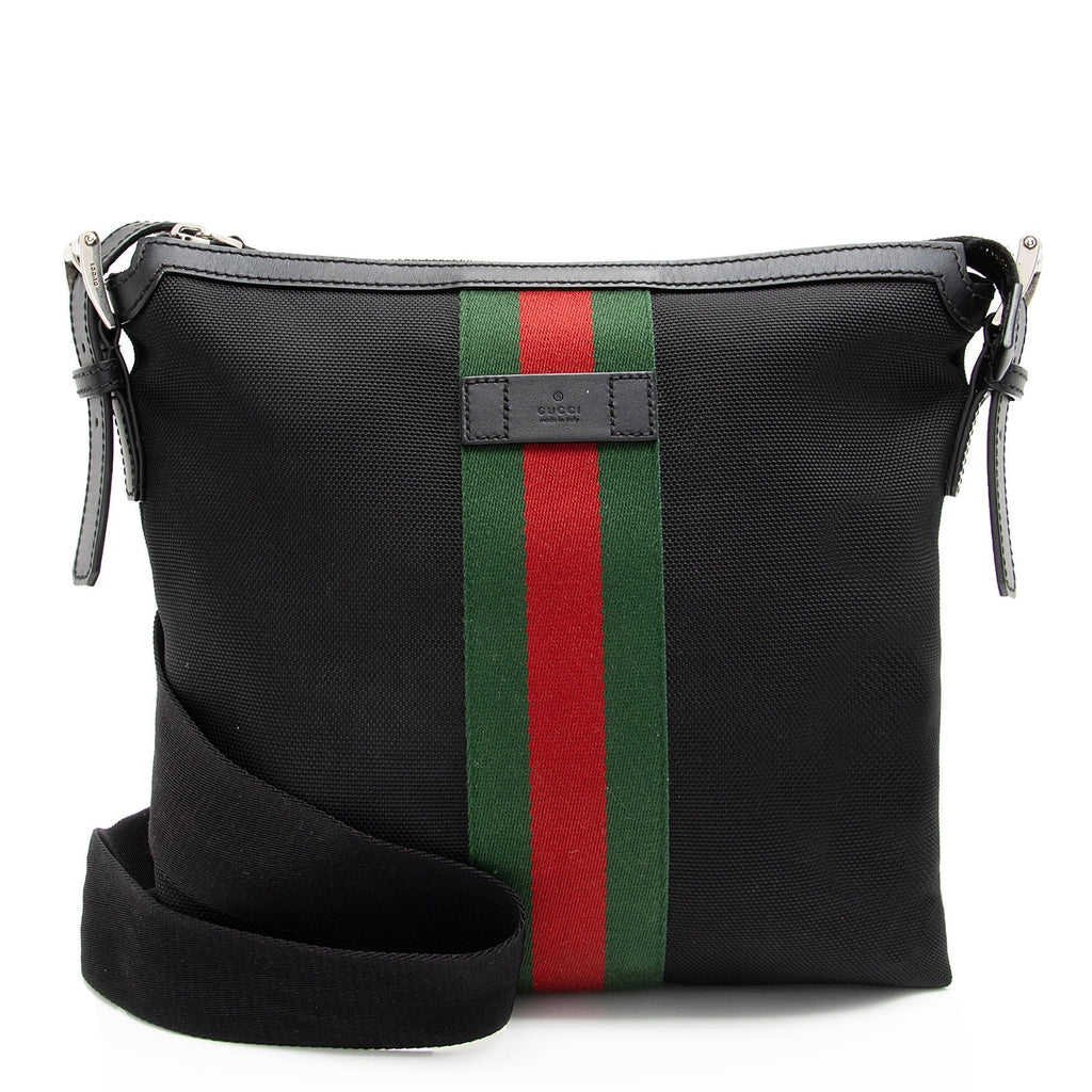 Gucci Techno Canvas Web Messenger (SHF-TvzLG9)